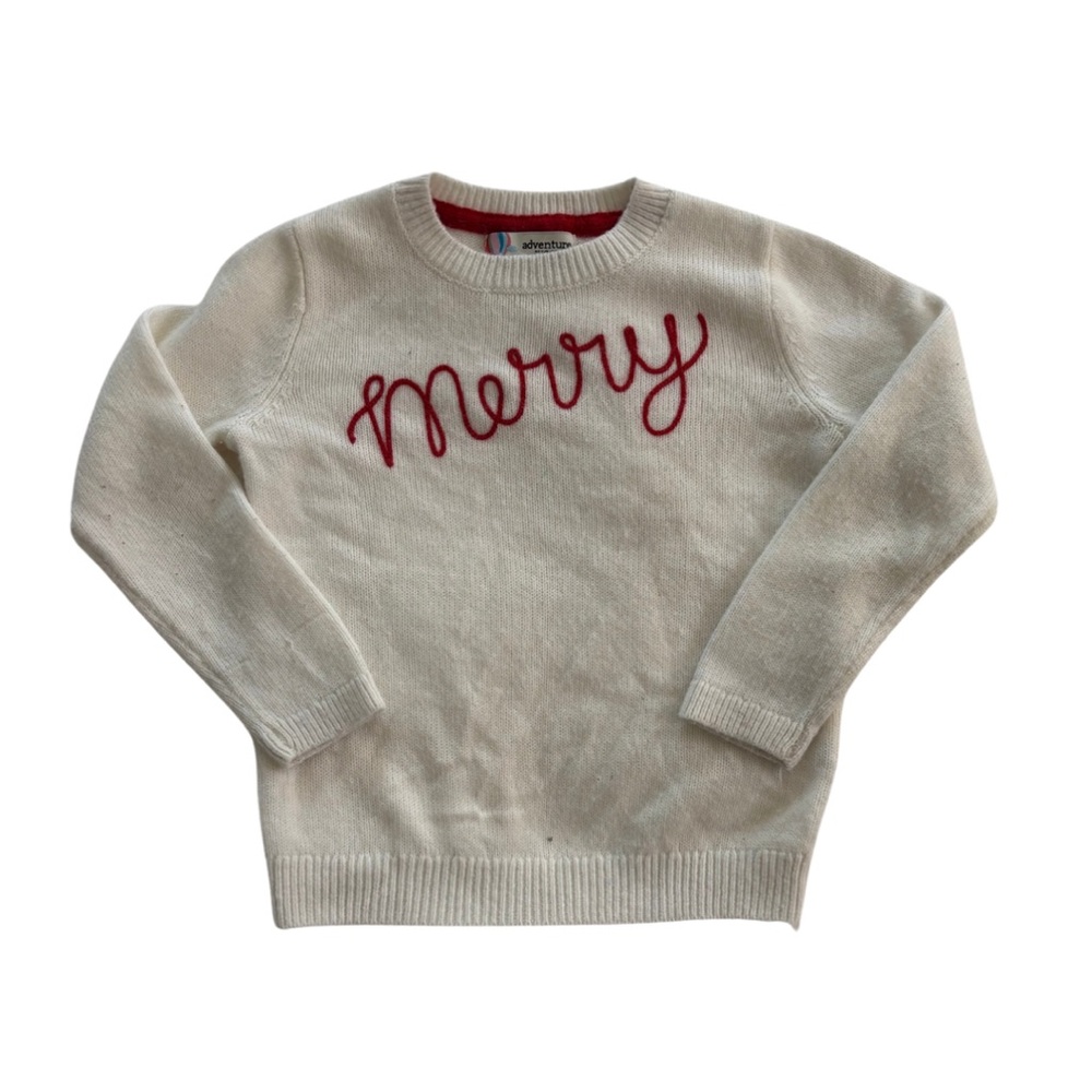 Christmas “merry” Sweater Size 4 Adventure Wear